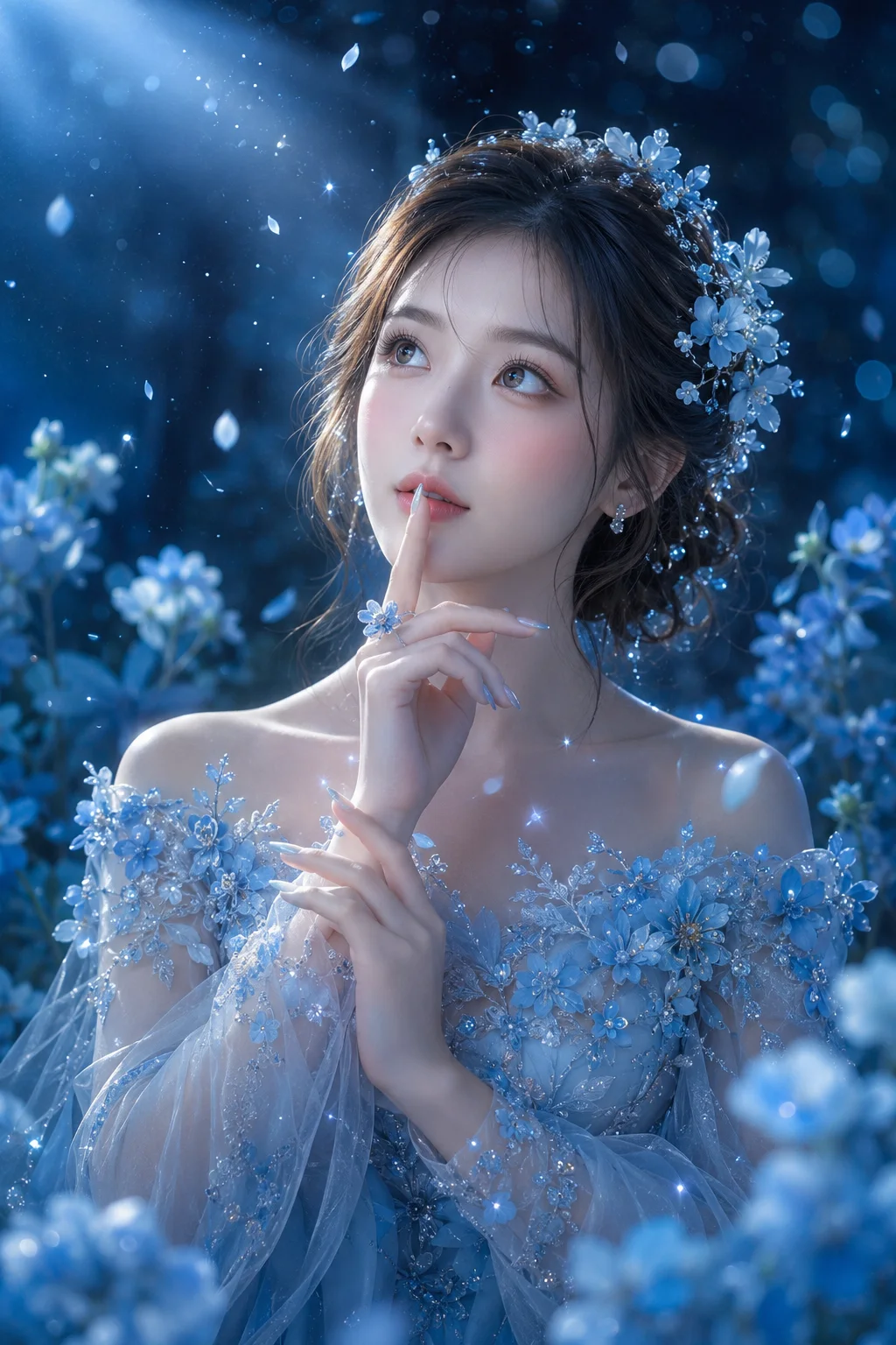 Nàng Thơ Giữa Vườn Hoa Ánh Trăng