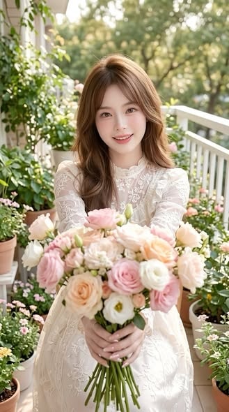 Nàng Thơ Giữa Vườn Hoa