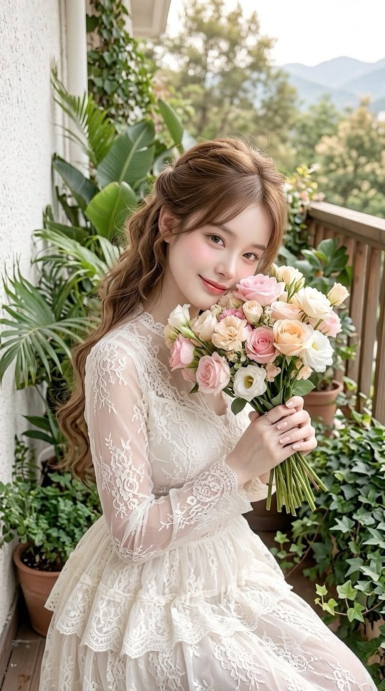 Nàng Thơ Bên Ban Công Hoa