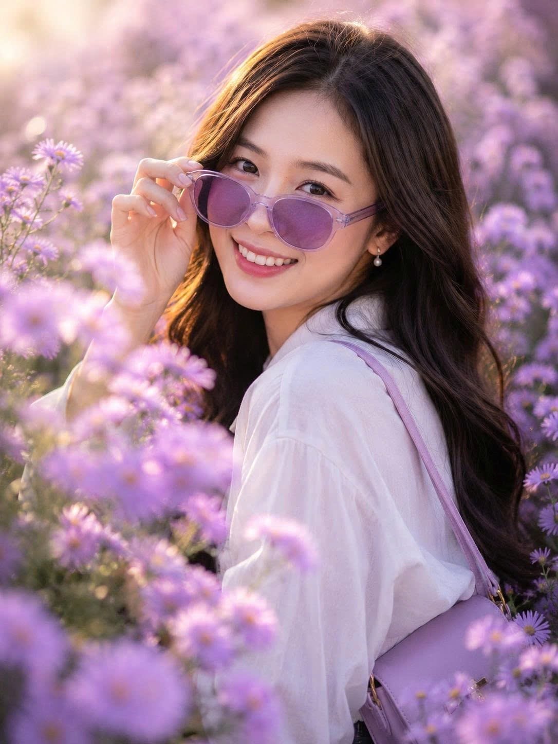 Nụ Cười Giữa Vườn Hoa Tím 💜