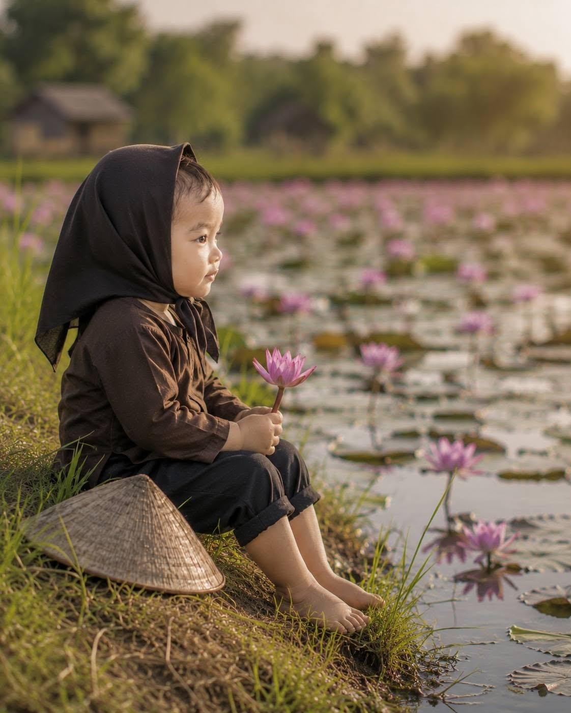 Tuổi thơ bên đầm sen